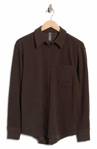 Breathe Easy Ribbed Front Shirt