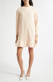 Emporio Armani Layered Long Sleeve Knit Dress