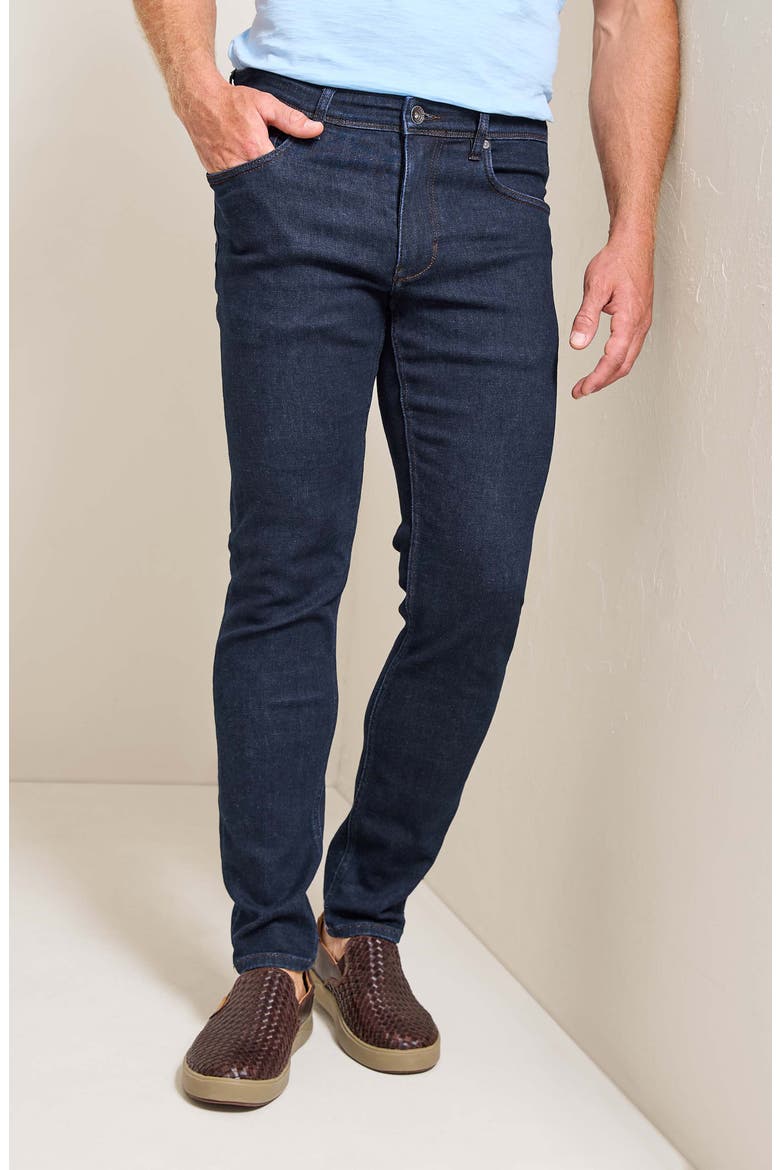 Indigo Palms™ Straight Leg Jeans, Alternate, color, DARK INDIGO