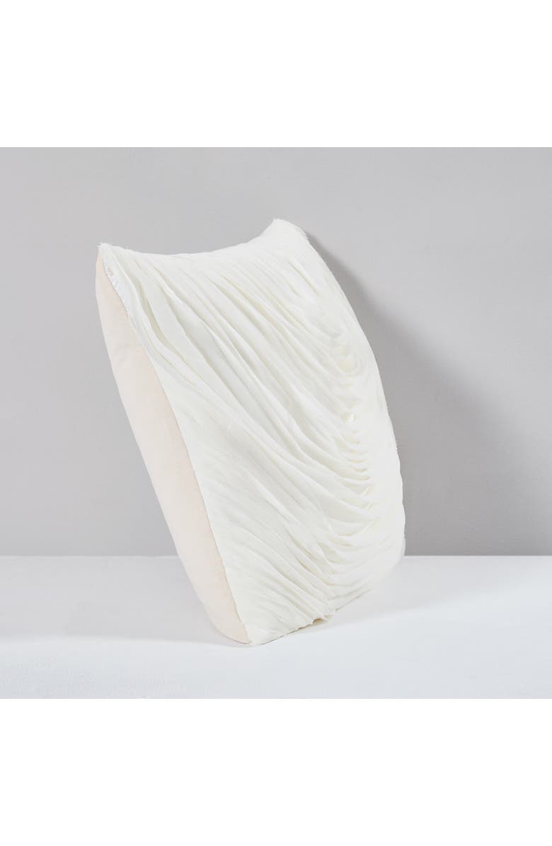 Chuks Collins x Lush Decor Veils Pillow Cover, Alternate, color, Cream