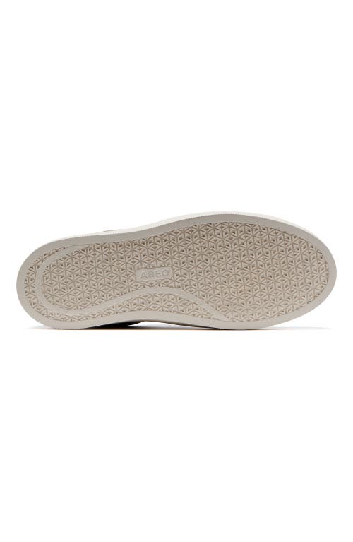 Abeo Jumpstreet Bungee Sneaker In Stone Leather - Regular