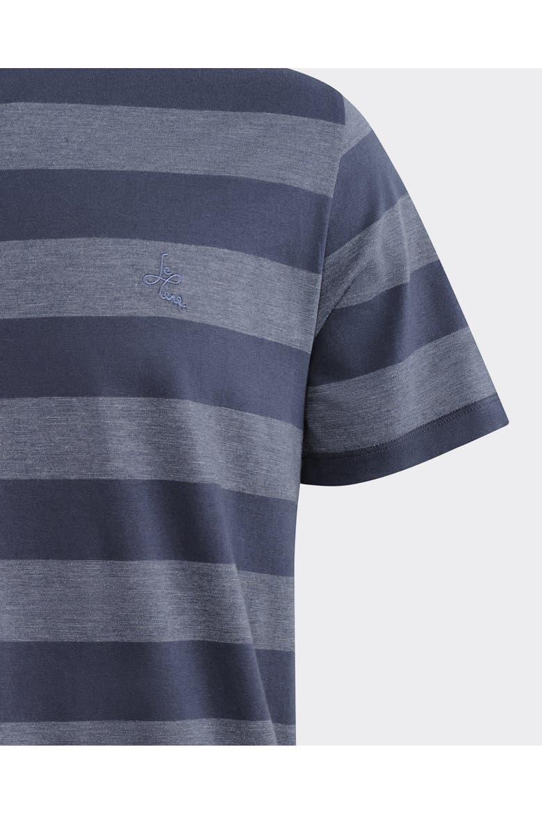 Kami Logo Tee Shirt, Alternate, color, Blue Stripe