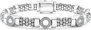 LAGOS Caviar Spark Diamond Station Rope Bracelet