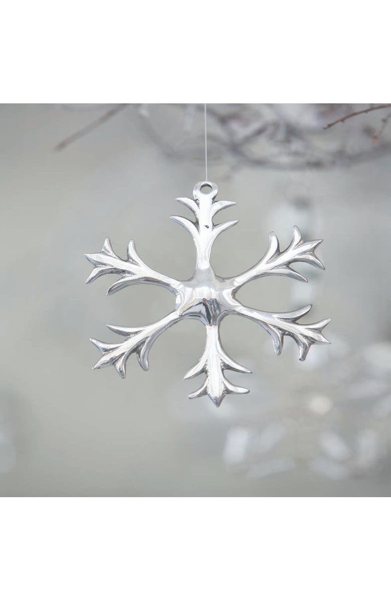 Lunares Ornament Snowflake, Main, color, 