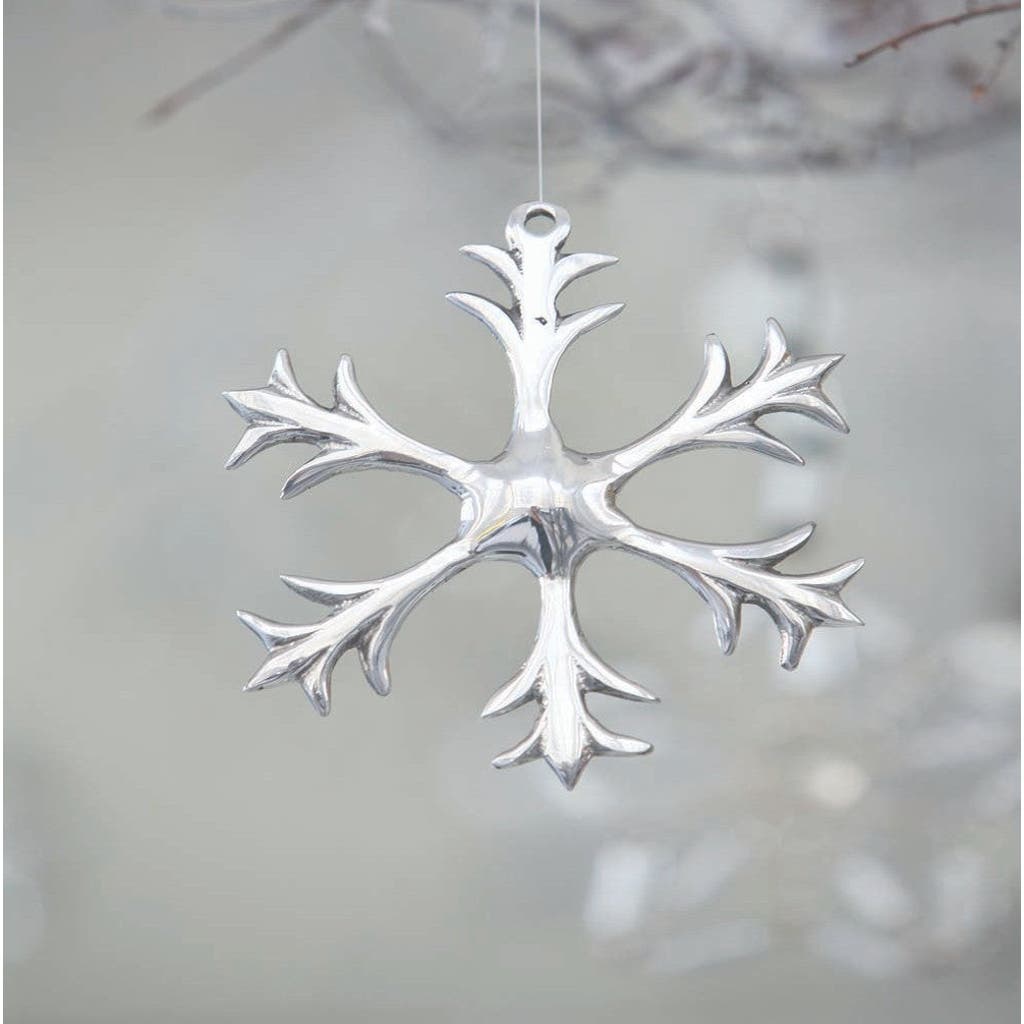Lunares Ornament Snowflake In Silver