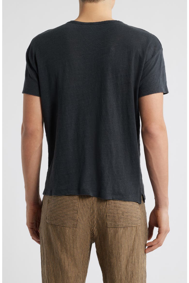 Sun Linen T-Shirt, Alternate, color, NIGHT