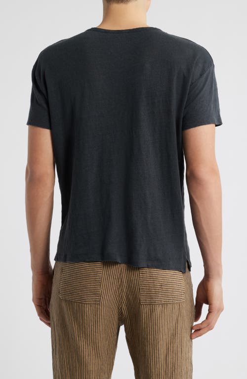 Alex Crane  Sun Linen T-shirt In Night