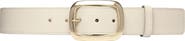 Vaincourt Paris La Captivante Brass Buckle Leather Belt