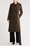 Sam Edelman Plaid Double Breasted Coat