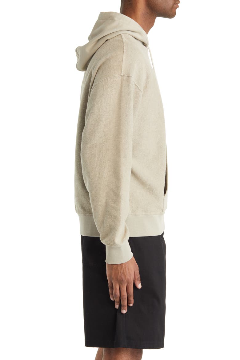 Reversed Hoodie Sweatshirt, Alternate, color, DEEP FOG
