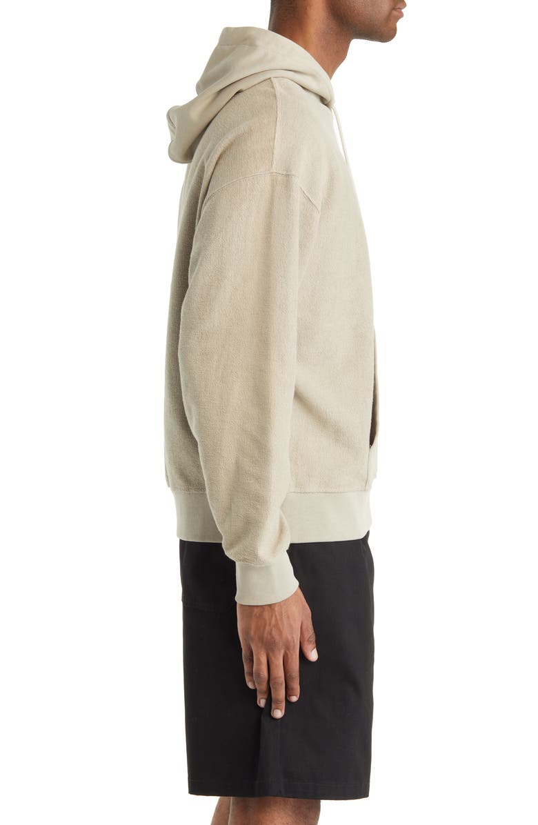 FRAME Reversed Hoodie Sweatshirt, Alternate, color, Deep Fog