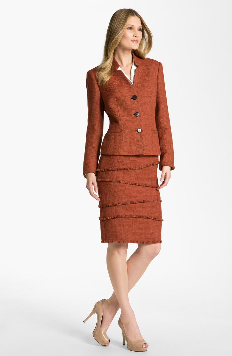 Lafayette 148 New York 'Audrey' Silk Blouse, Alternate, color, 