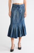 Marc Jacobs Wave Denim Skirt