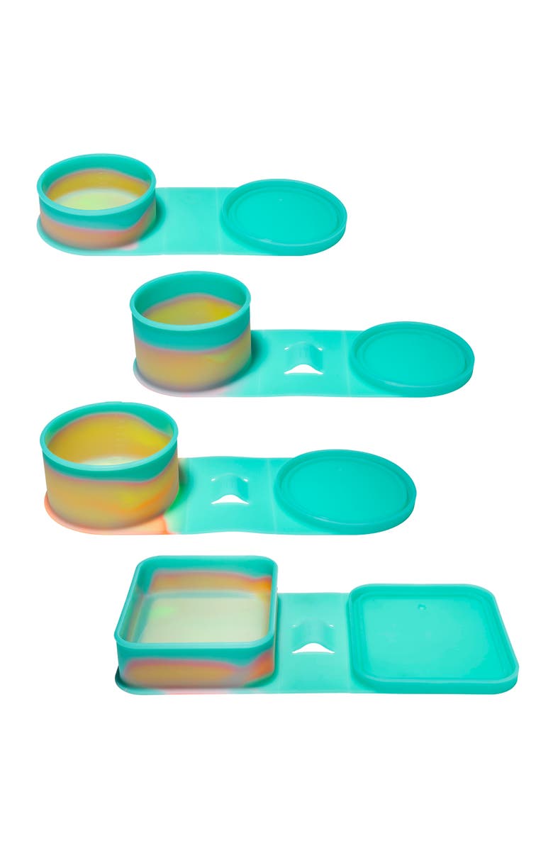 Silipint Silicone Go Go Bowls Set Of 4,10, 20, 30 Oz, Alternate, color, Blue