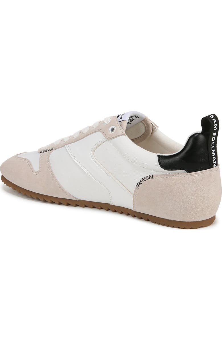 Sam Edelman Zaria Low Top Sneaker, Alternate, color, White/ Black