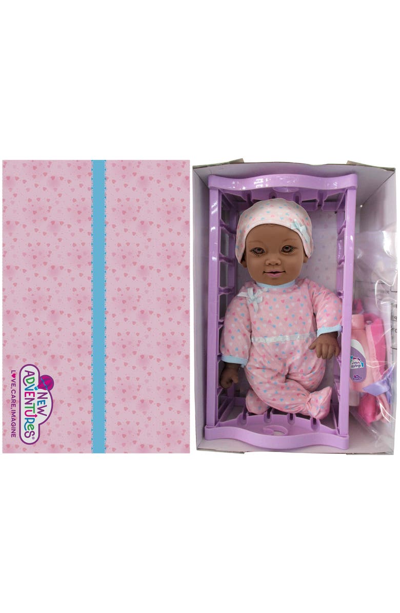 Little Darlings 12" Crib Time Fun Aa Talking Baby Doll 2+, Alternate, color, Multicolored