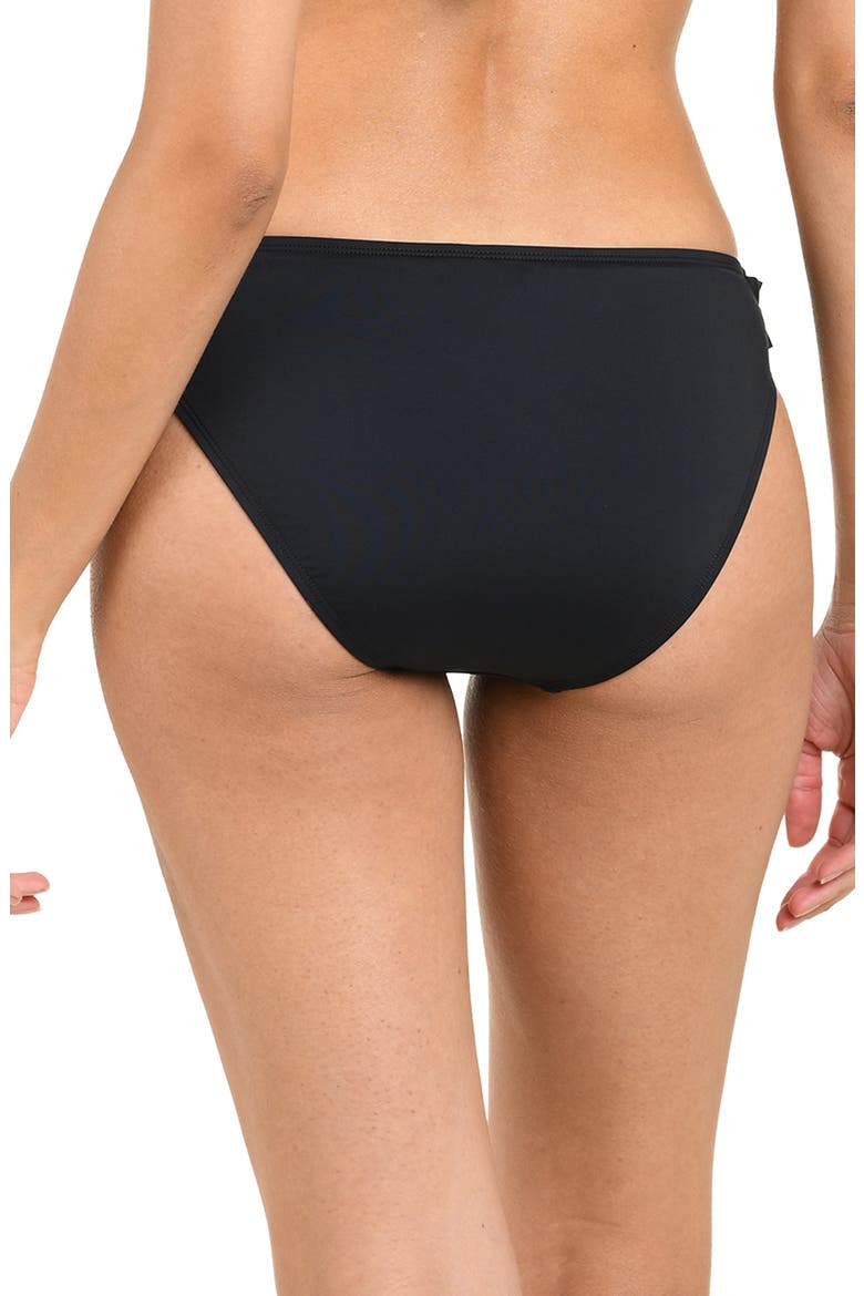 Island Goddess Ruffle Bikini Bottoms, Alternate, color, BLACK