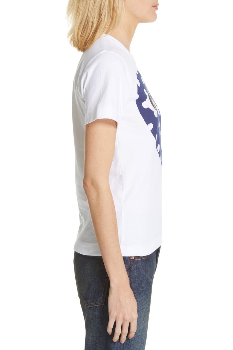 Polka Dot Tee, Alternate, color, WHITE