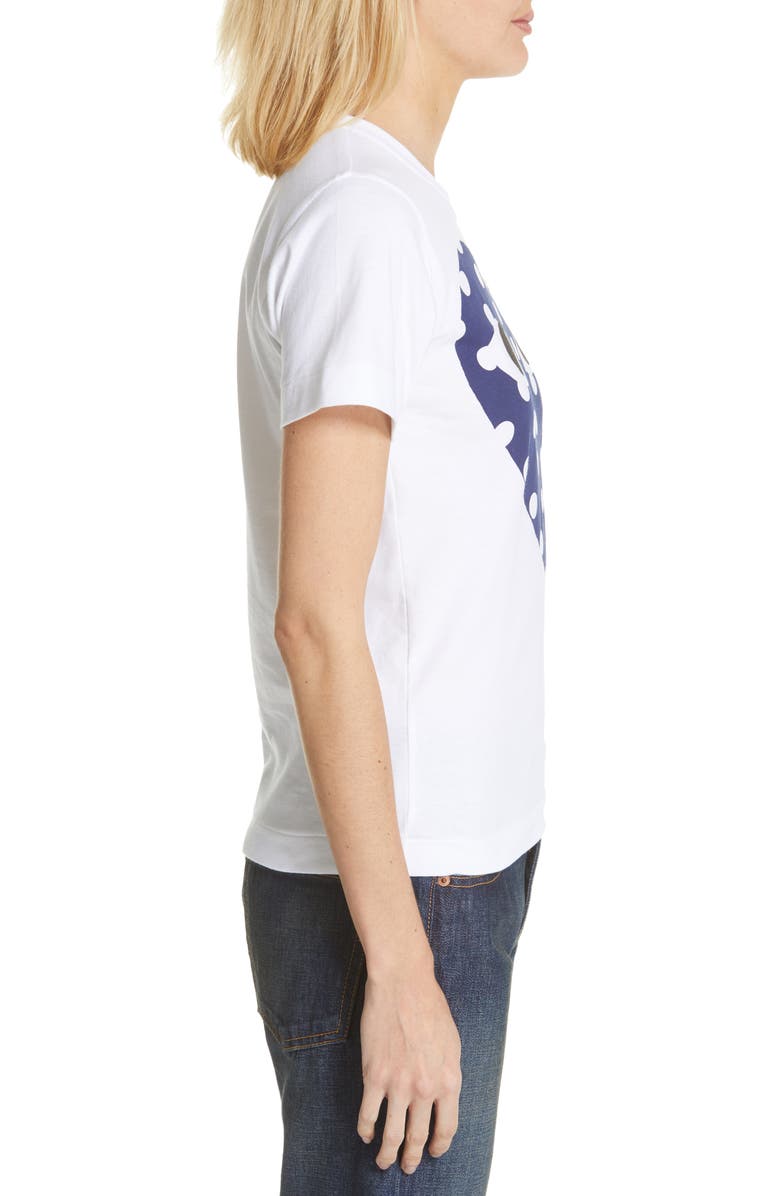 Comme des Garçons PLAY Polka Dot Tee, Alternate, color, 