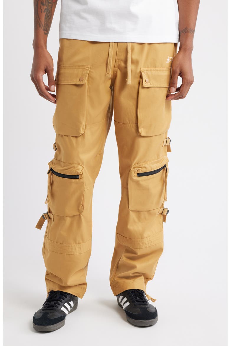 Big Bag Cotton Twill Cargo Pants, Main, color, APPLE CINNAMON