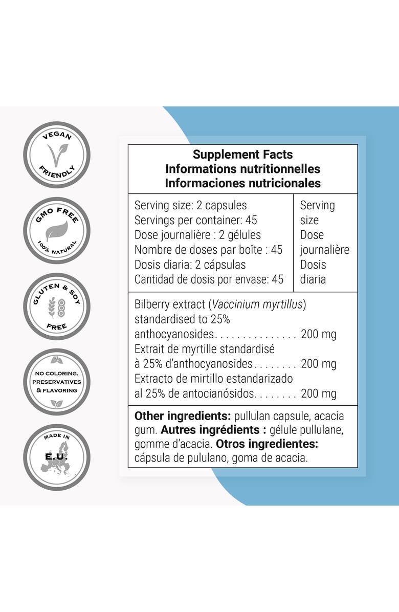 SuperSmart Bilberry Extract, Alternate, color, NO COLOR