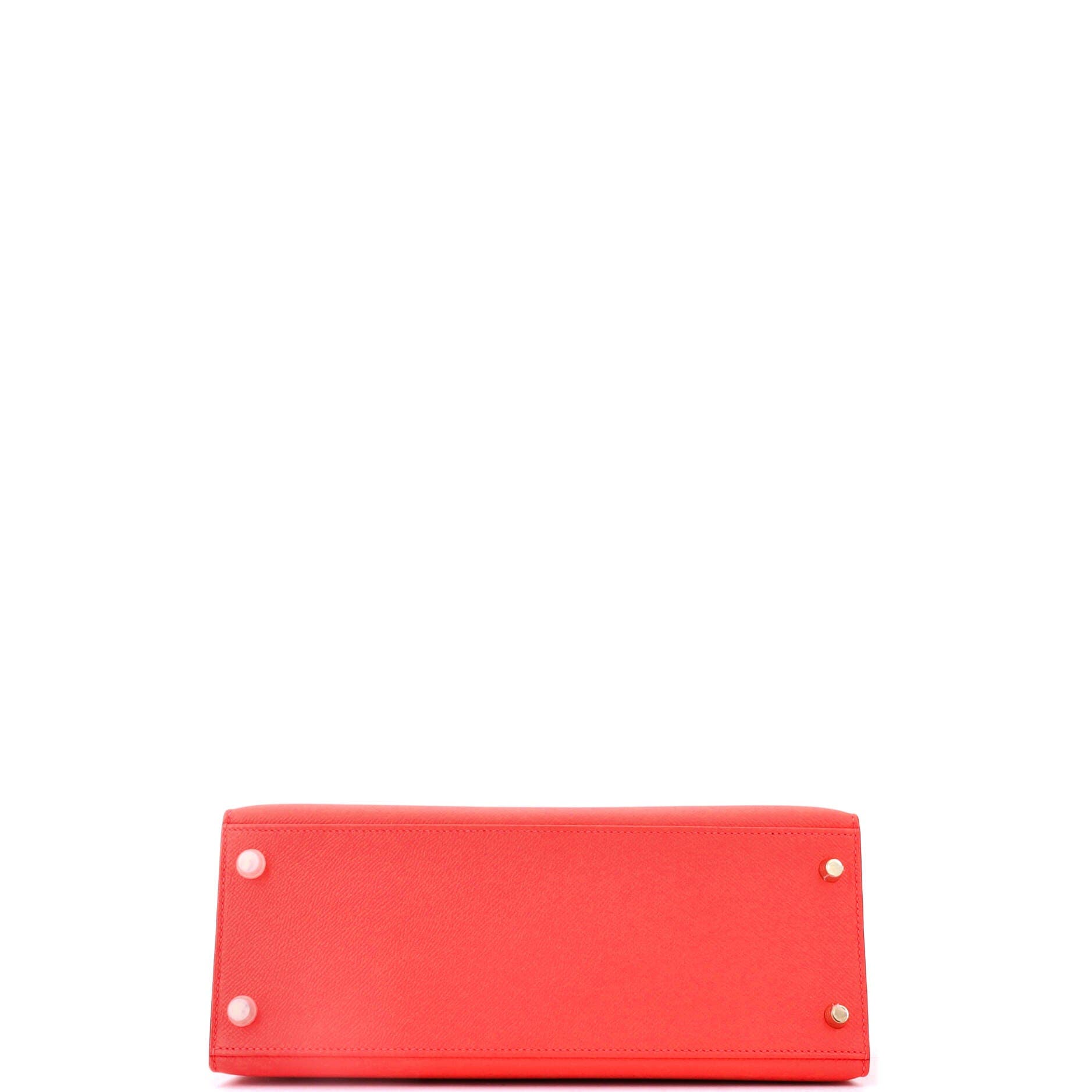 Kelly Handbag Red Epsom with Gold Hardware 28, Alternate, color, Red