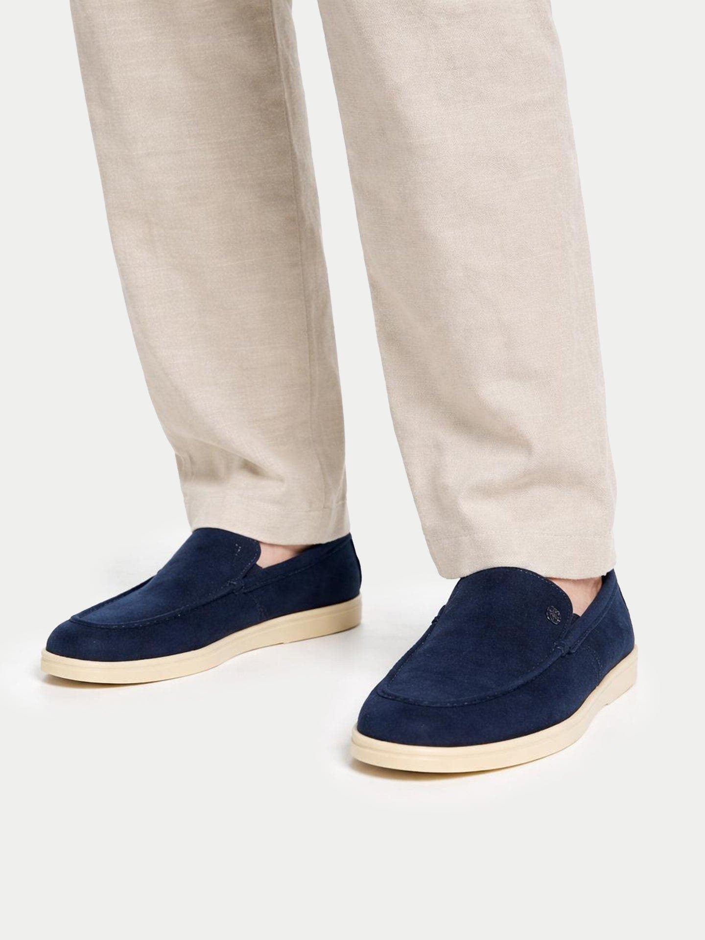Cashmere Loafers, Alternate, color, navy