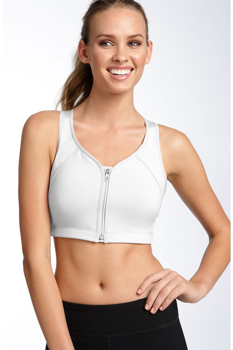 'Grace - 300272' Sports Bra, Main, color, WHITE
