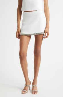Rubi Embellished Micro Miniskirt