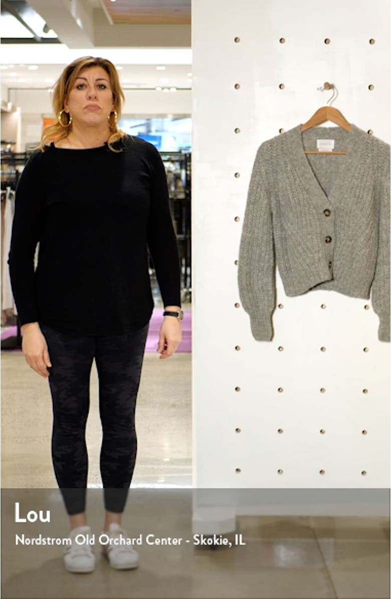 Puff Sleeve Cardigan, sales video thumbnail