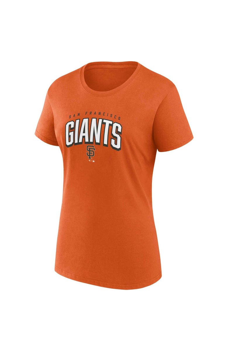 FANATICS Women's Fanatics Branded Black/Orange San Francisco Giants Fan T-Shirt Combo Set, Alternate, color, Black