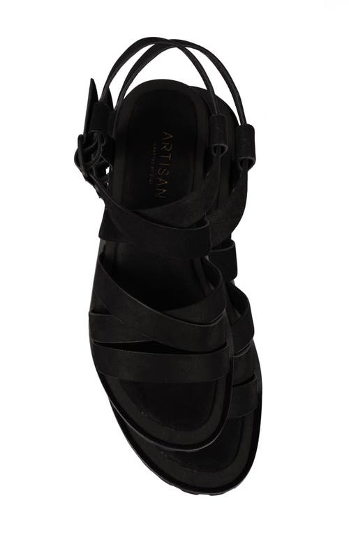 Artisan Crafted By Zigi Malu Platform Sandal In Black