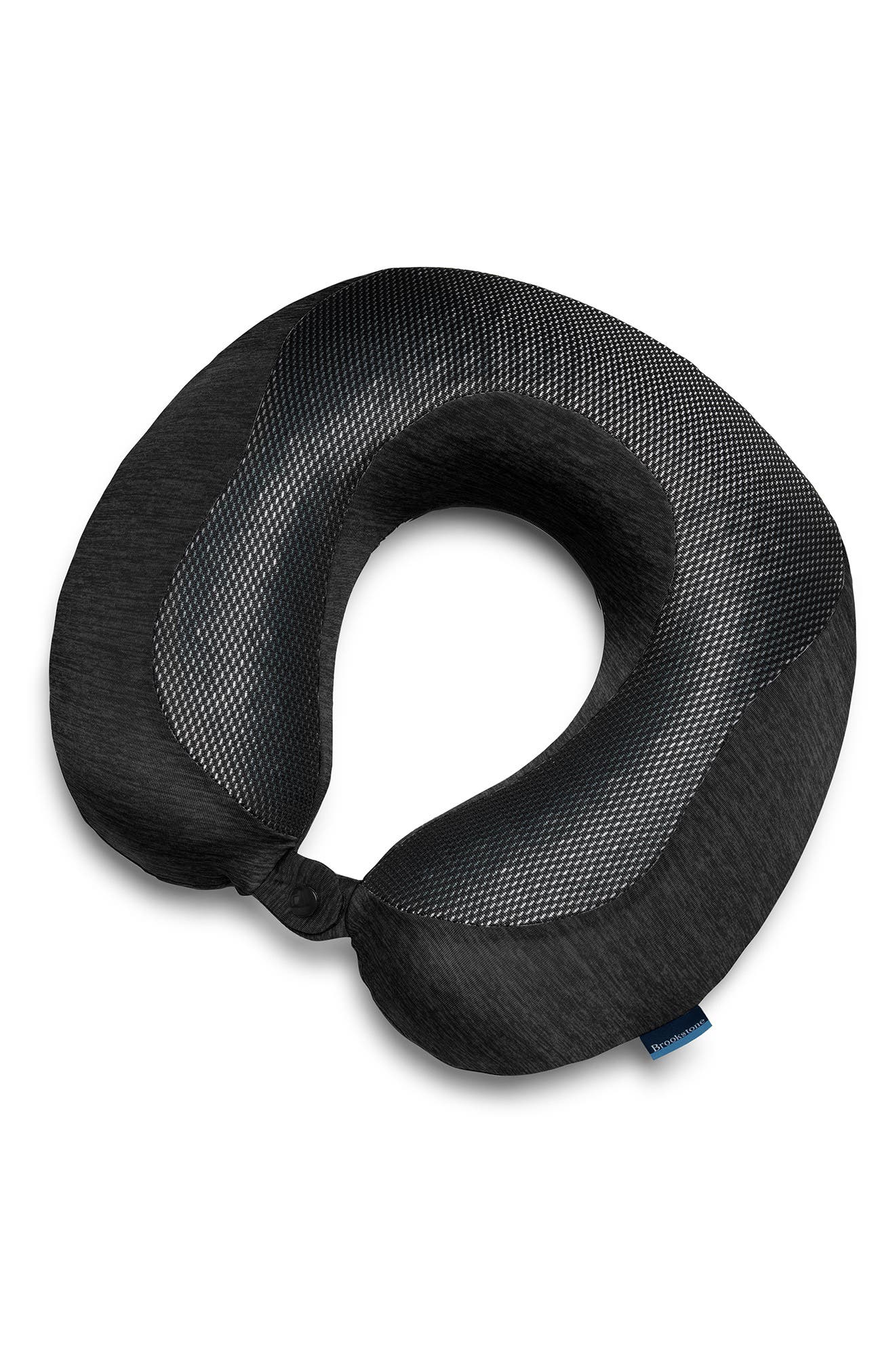 BROOKSTONE Cool Touch Neck Pillow, Alternate, color, Black