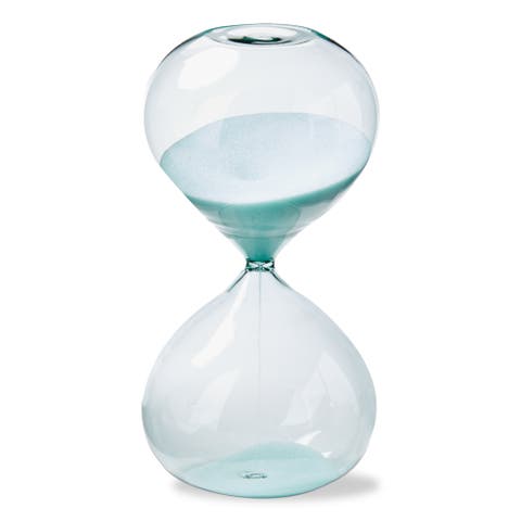 Light Green 30-Minute Sand Timer Hourglass Decor