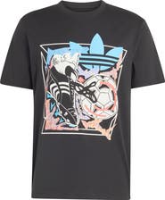 adidas Anime Soccer Cotton Graphic T-Shirt