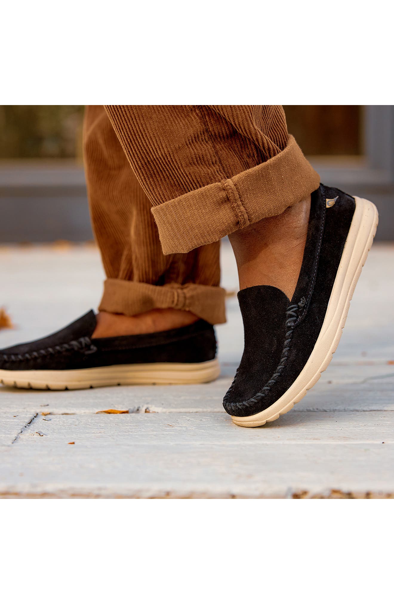 Minnetonka Discover Classic Slip-On Sneaker, Alternate, color, Black