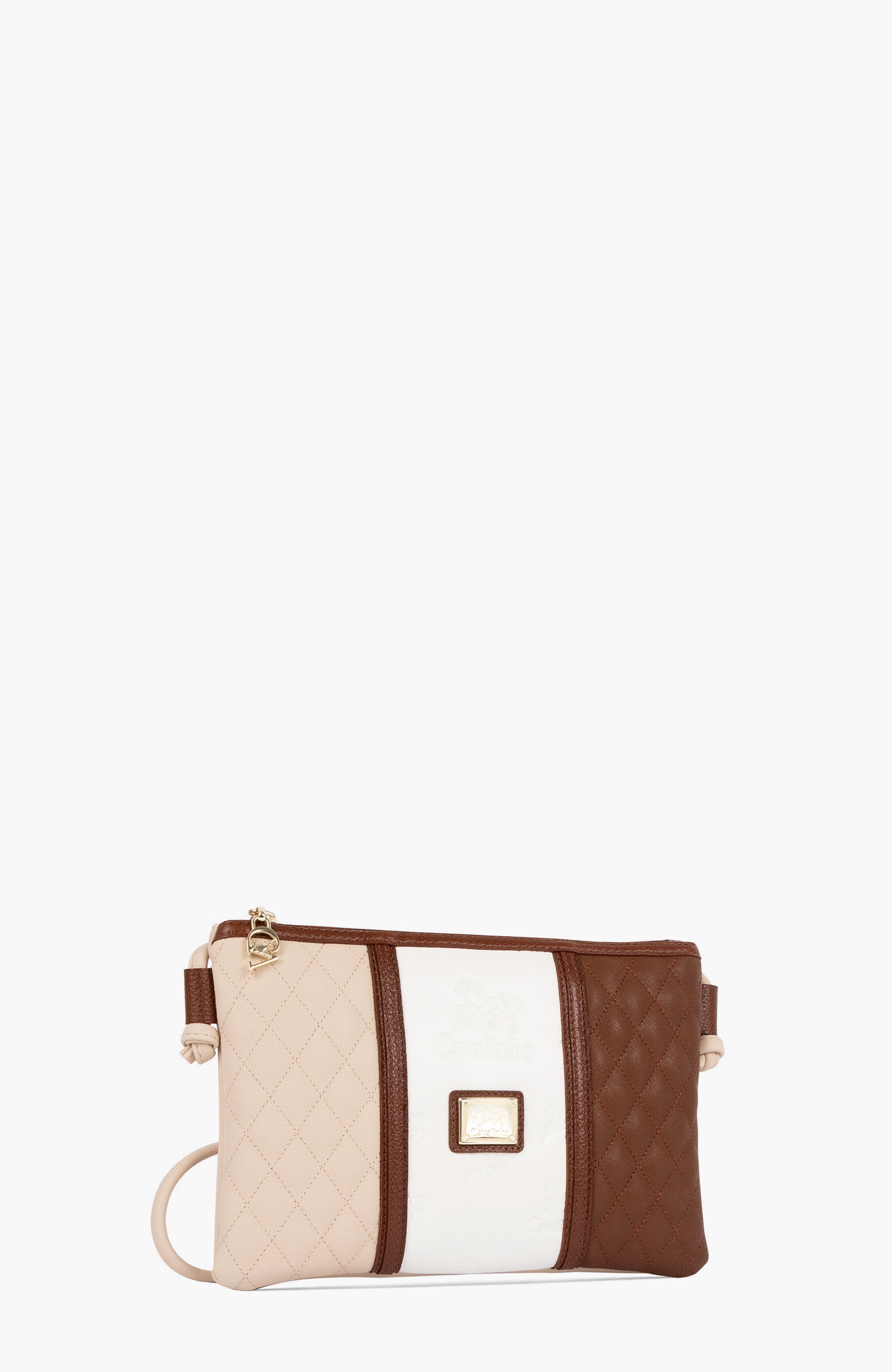 Sublime 593 Crossbody Bag, Alternate, color, Camel Brown / Beige / White