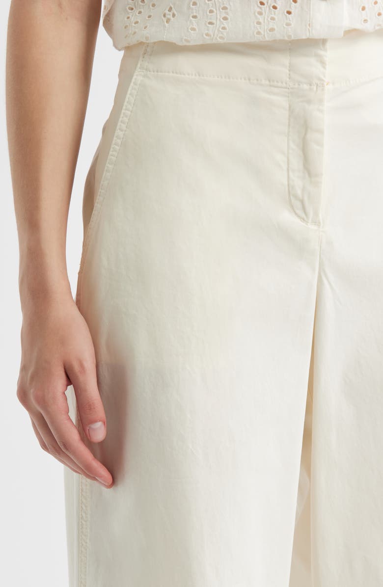 BOSS Orange Tahilone Stretch Cotton Pants, Alternate, color, Soft Cream