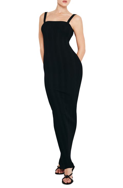 Rib Sleeveless Maxi Dress