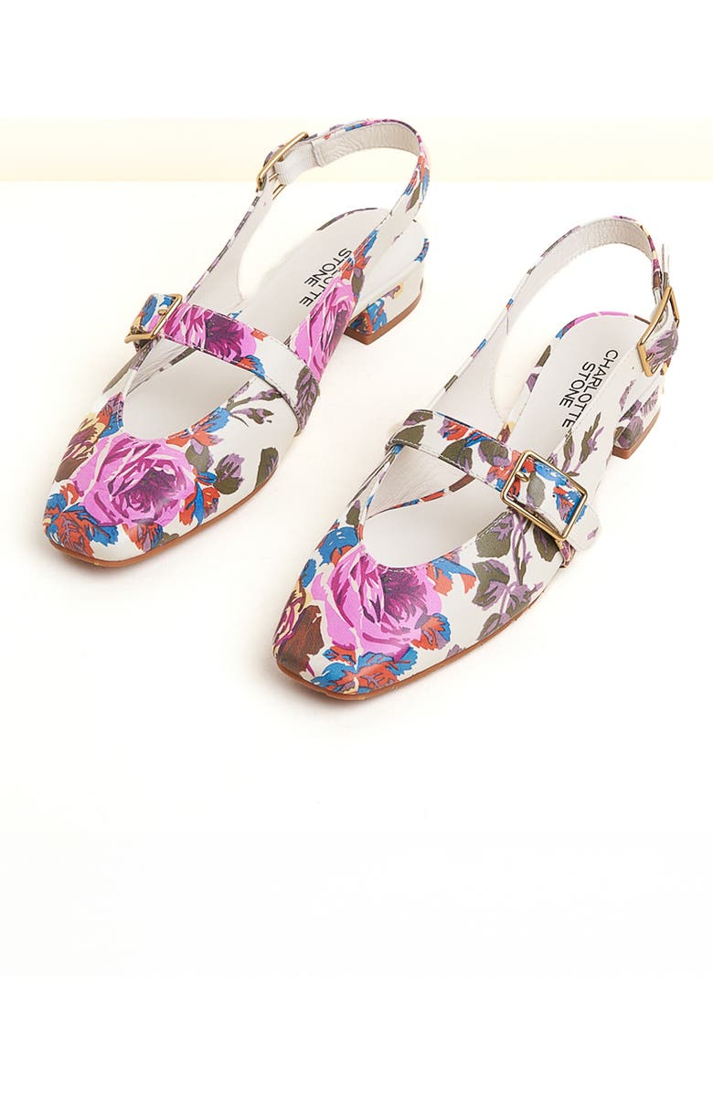Charlotte Stone Rose Slingback Flat, Main, color,