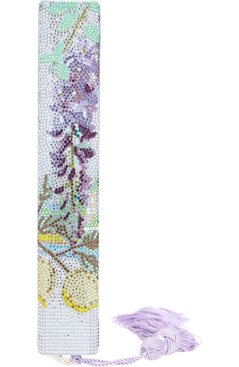 JUDITH LEIBER COUTURE Storybook La Dolce Vita Rhinestone Clutch, Alternate, color,