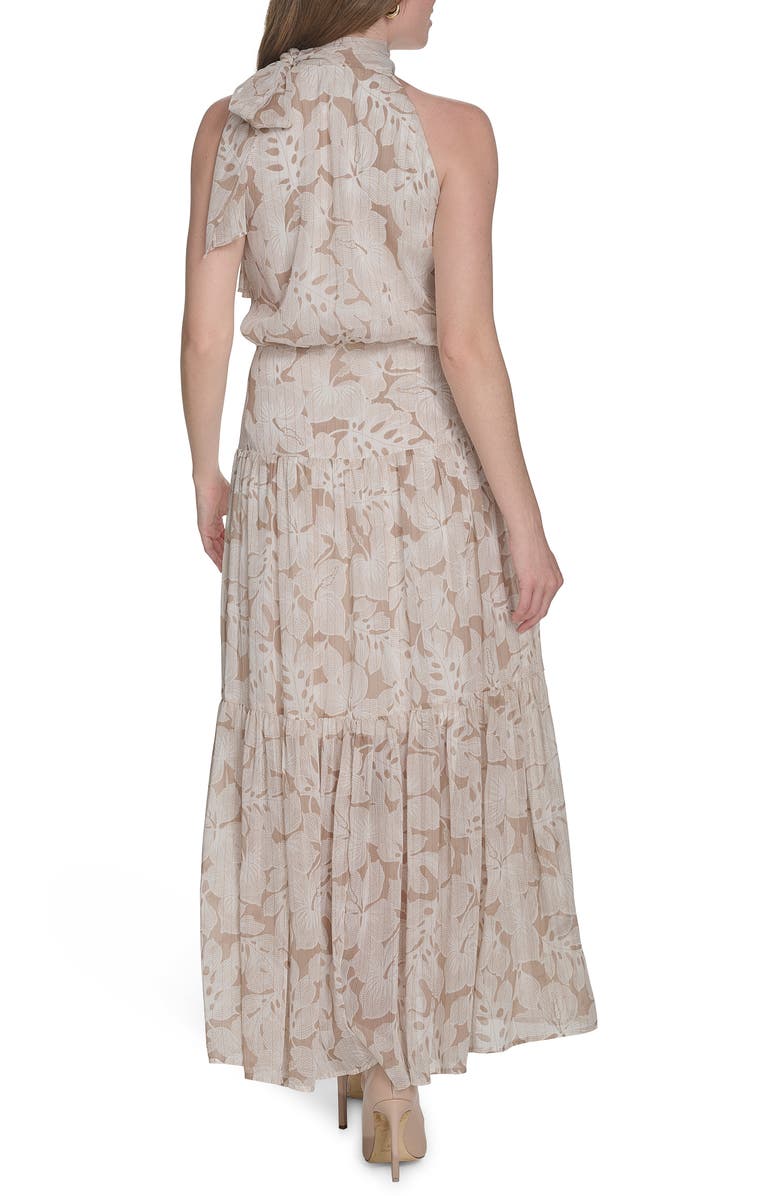 Tommy Hilfiger Halter Neck Maxi Dress, Alternate, color,
