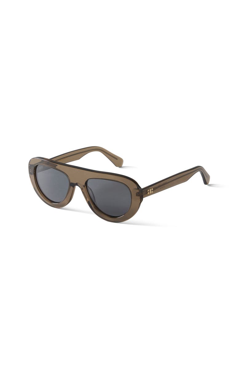 French Kiwis Eyewear Bowie Sunglasses, Alternate, color, Brown / Clear / Tan