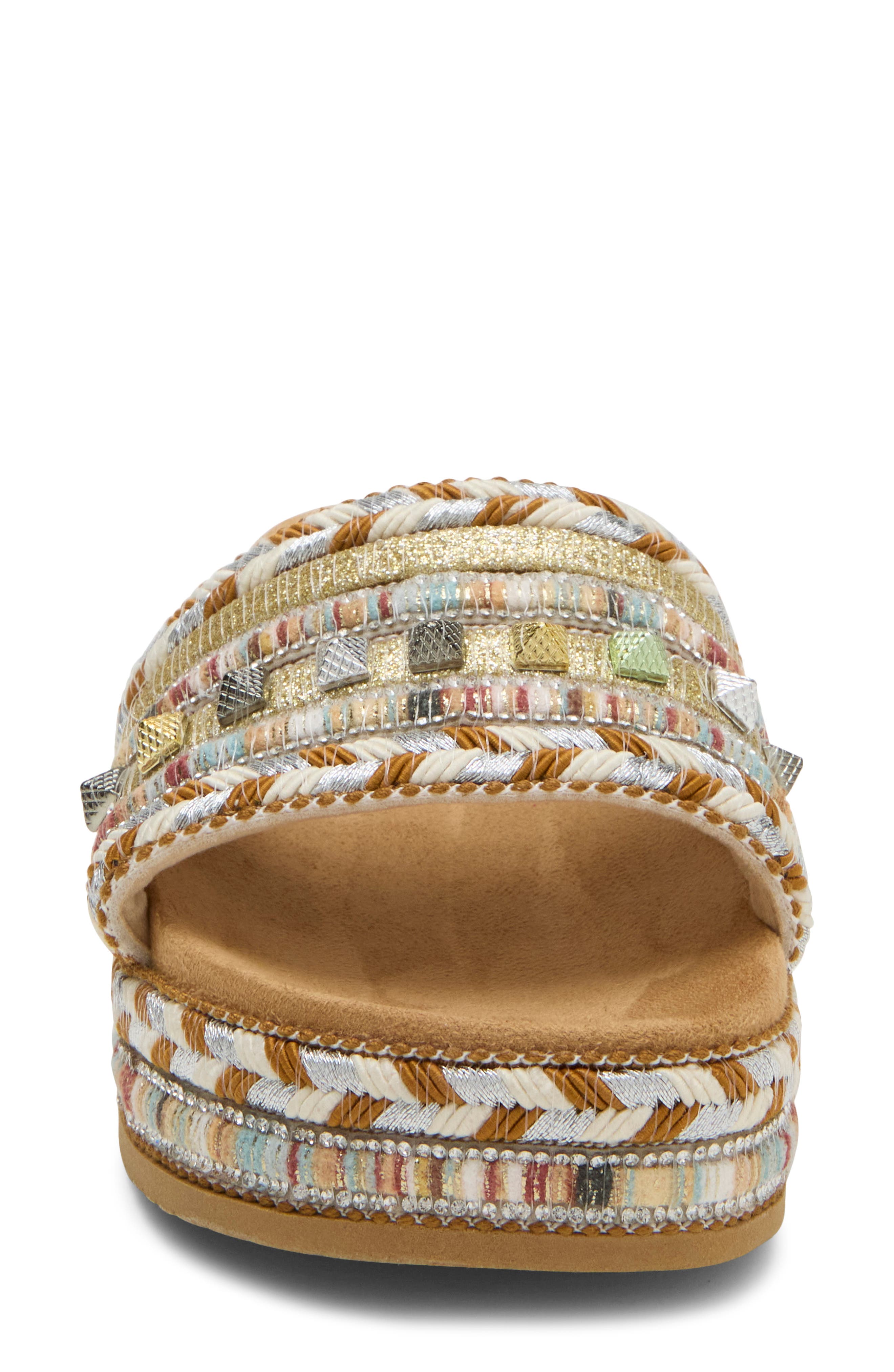 BOBS Misty Kiss Beachy Bliss Espadrille Slide Sandal, Alternate, color, MLT