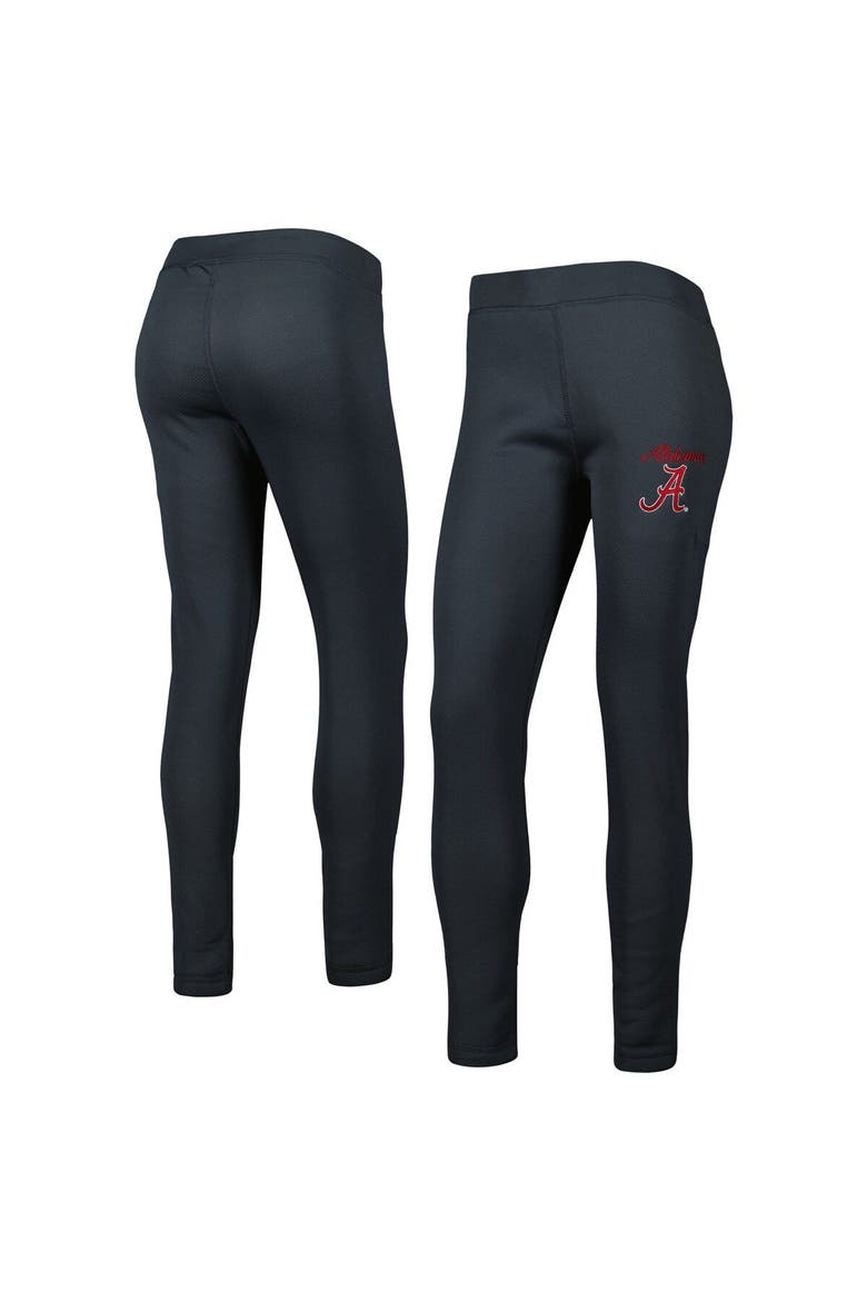 Women's Concepts Sport Charcoal Alabama Crimson Tide Upbeat Sherpa Leggings, Main, color, Charcoal
