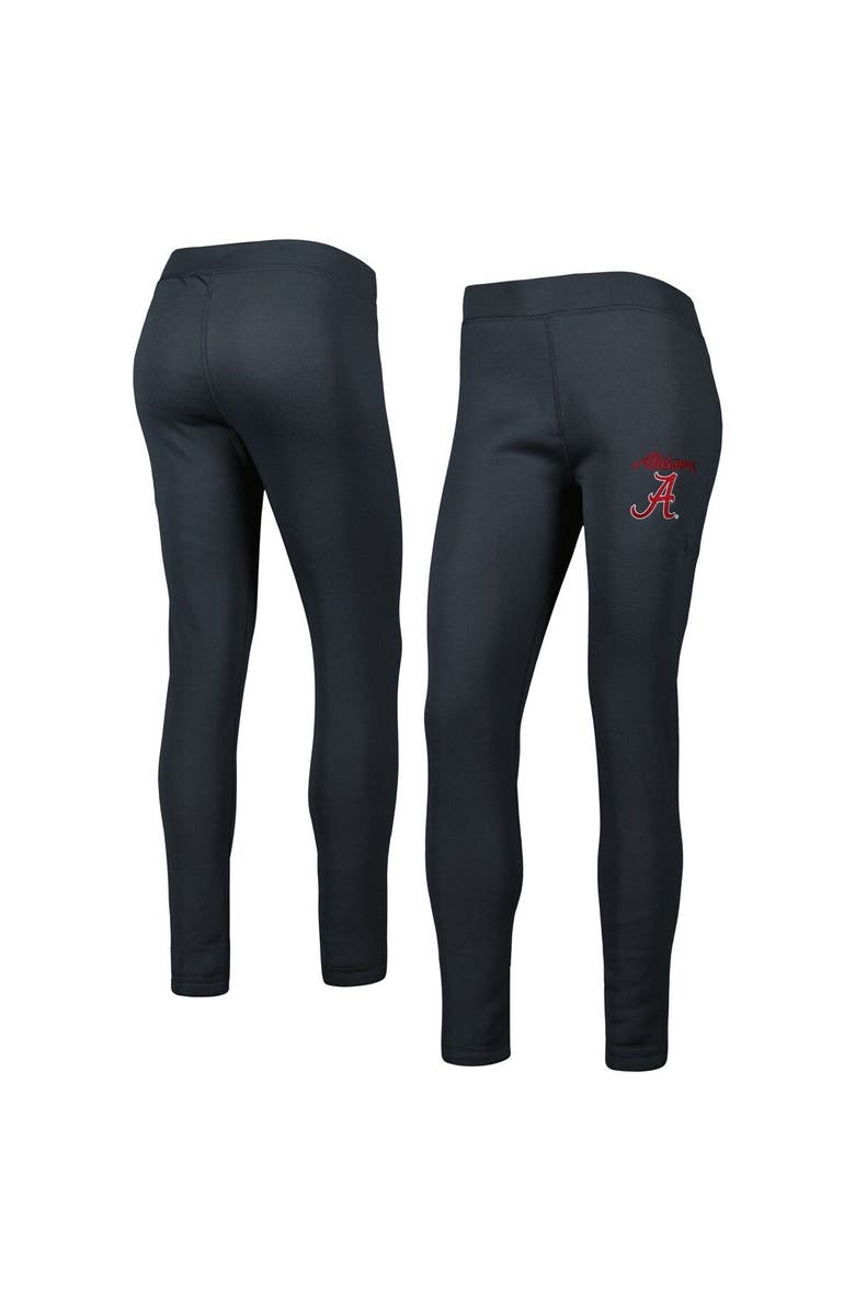 CONCEPTS SPORT Women's Concepts Sport Charcoal Alabama Crimson Tide Upbeat Sherpa Leggings, Main, color, Charcoal
