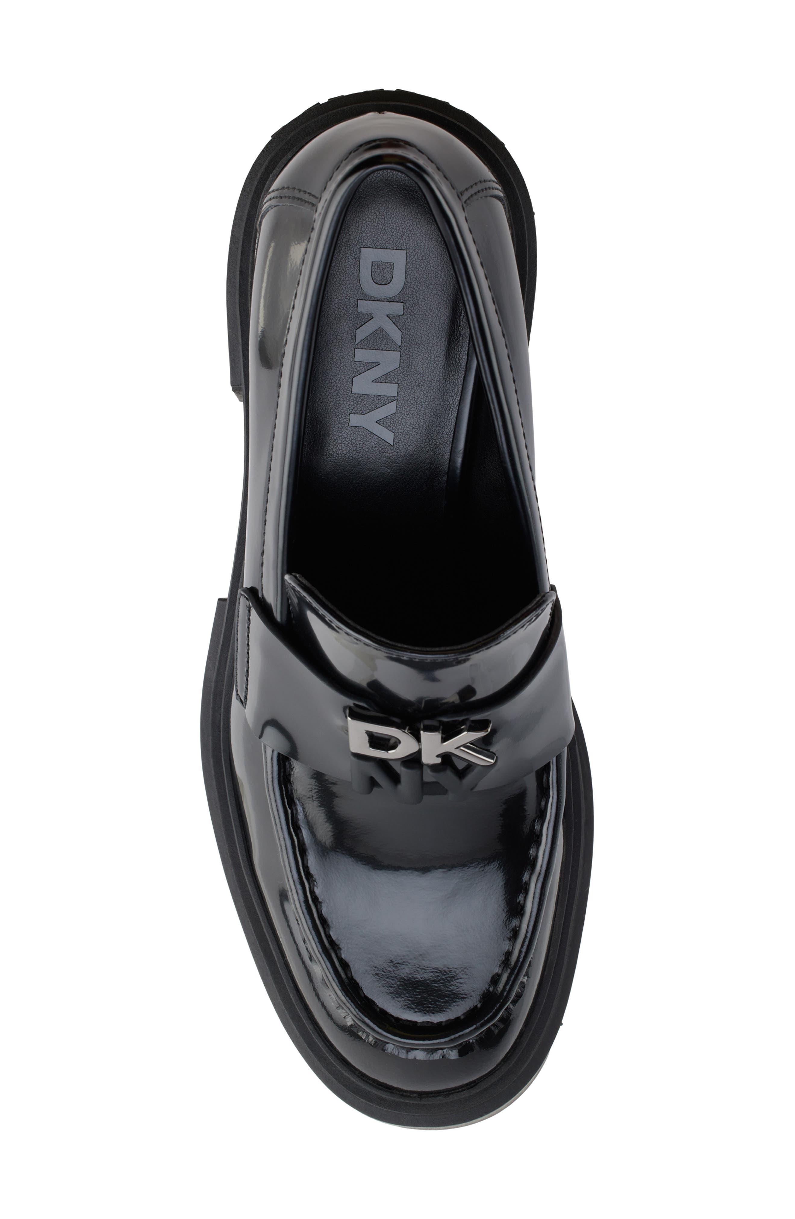 DKNY Texas Platform Bit Loafer, Alternate, color, Blk - Black