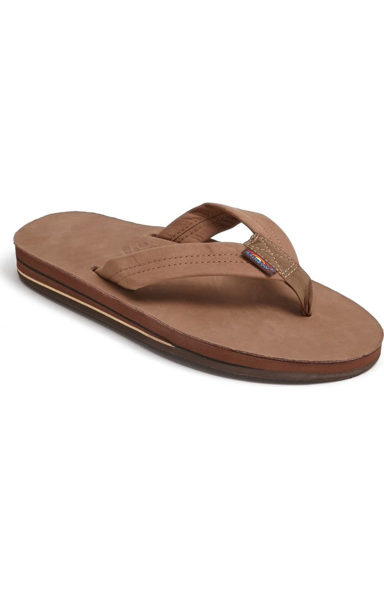 Rainbow<sup>®</sup> Rainbow 302Alts Double Layer Arch Sandal, Main, color, Dark Brown