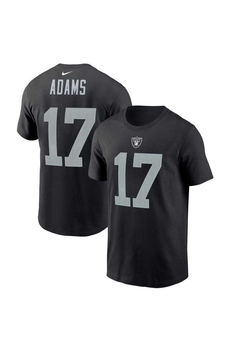 Nike Men's Nike Davante Adams Black Las Vegas Raiders Player Name & Number T-Shirt, Alternate, color, 