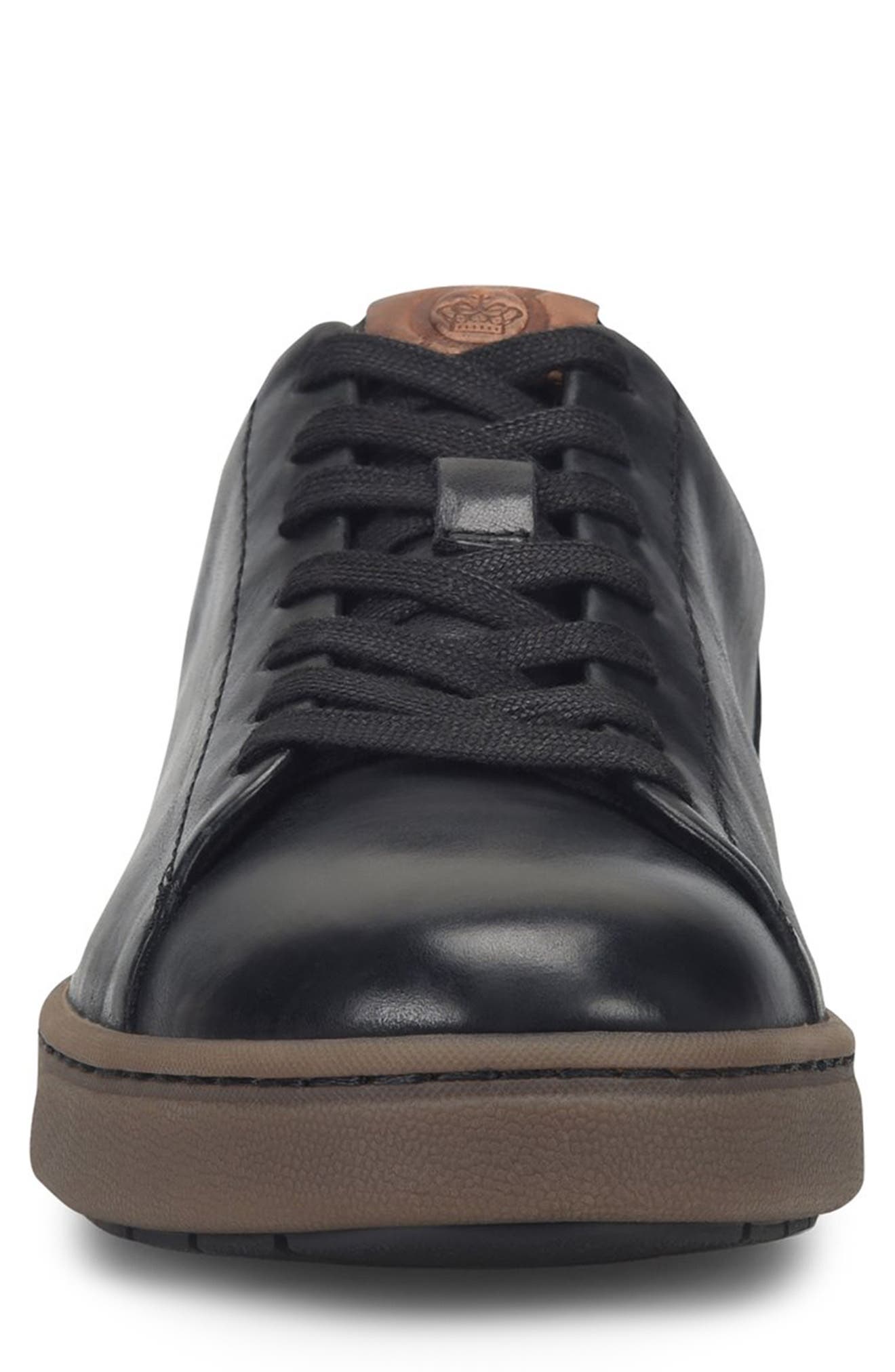 Børn Aden Sneaker, Alternate, color, Black/Tobacco Bottom
